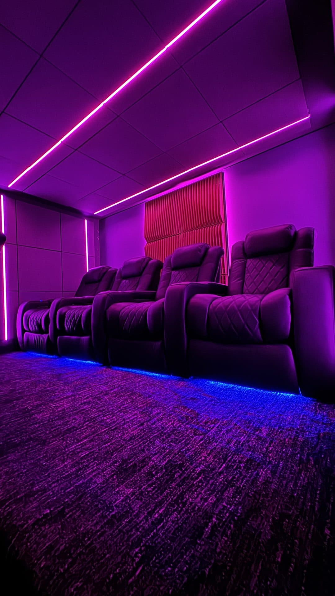 CineLuxe cinema room construction